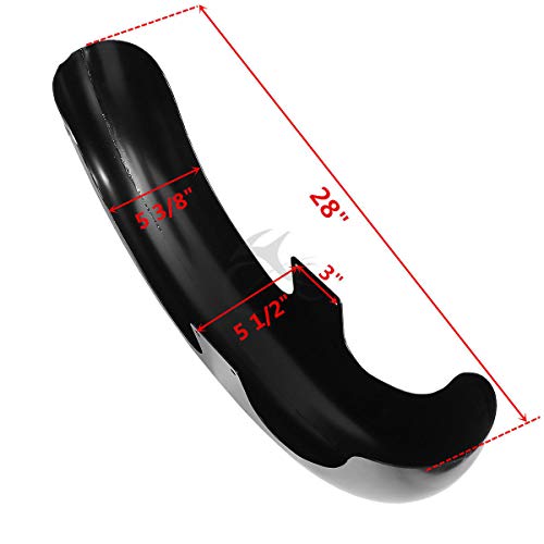 Xfmt 21" Wrap Front Fender Compatible With Harley Davidson Touring Motorcycles Custom Baggers 1997-2013 #TOP5