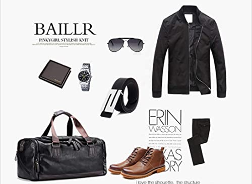 Bolsa de ginástica esportiva de couro PU masculino bolsa de viagem para homens e mulheres Sacos notu