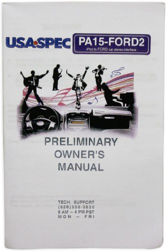 Usa Spec (Pa15-Ford2) Ipod To Factory Radio Wired Music Interface With Aux (Rca) Port For 05-09 Ford/Lincoln/Mercury With Sat #TOP1