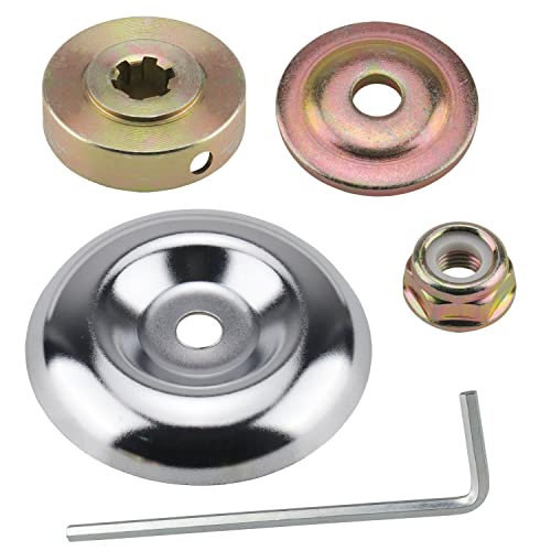 TYFYH 5 Pcs Kit Ecrou Tete Debroussailleuse Universelle Accessoires, Kit Fixation écrou Lame Boîte pour Lames de Boîte de Vitesse, Pieces Detachees pour...