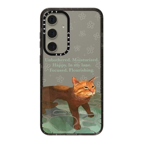 Coque Samsung Galaxy S24+ CASETiFY noir transparent protection Impact rigide - 3