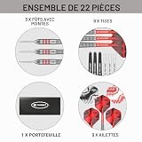 Target Darts Nathan Aspinall laiton pointe acier 22 g photo 5