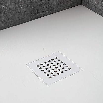 Duschwanne 120X70 in Steinoptik aus weißem Harz | Muse – Bild 5