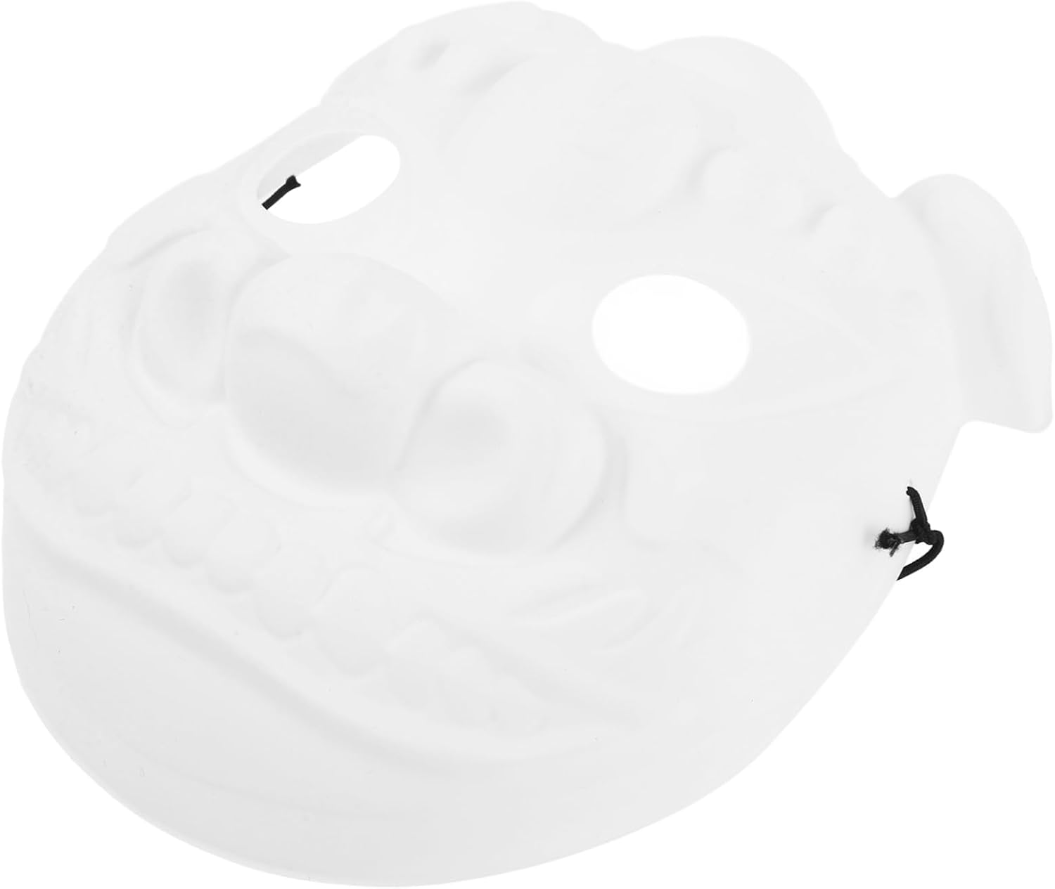 Unpainted Pig Mask PVC DIY Paintable Animal Mask for Halloween Season
