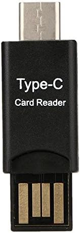 USB 3.1 Type C USB-C to Micro-SD TF Card Reader Adapter for PC Cellphone, Black, 138138