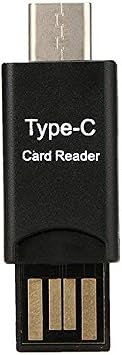 USB 3.1 Type C USB-C to Micro-SD TF Card Reader Adapter for PC Cellphone, Black, 138138