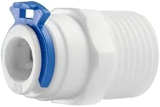 Conexão Reta Bspt 1/2'' para 3/8'' Planeta Água Branco Pequeno