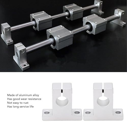 10 Stücke Aluminiumlegierung Linearwellenunterstützung SK12 Linearbewegungsschiene Klemmführungsunterstützung