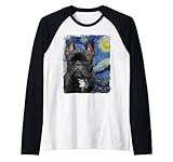 Sternennacht Vincent van Gogh Französische Bulldogge Gemälde Raglan