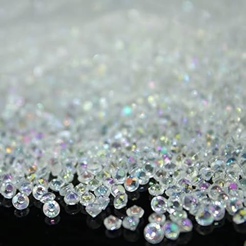 1000pcs 4mm Acrylic Decorative Diamond Crystals Cover