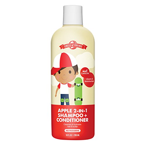 Circle of Friends Carson's 2-in-1 Shampoo Plus Conditioner, Apple, 10 Fluid Ounce