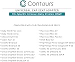 Contours - V2 - Multi-Brand Infant Car Seat Adapter (Contours Brand Strollers ONLY)