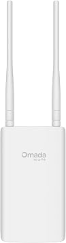 Omada EAP603-Outdoor, Long Range Outdoor Access Point WiFi 6 AX1800 | Dual Band, 3,200 sq ft, PoE Powered, IP65 Weatherproof