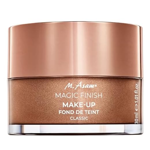 M. Asam Magic Finish Make-up Mousse – 4in1 Primer, Foundation, Concealer & Powder with buildable coverage, adapts to light & medium skin tones, leaves skin looking flawless, 1.01 Fl Oz