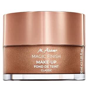 M. Asam Magic Finish Make-up Mousse (1.01 Fl Oz) | 4-in-1 Primer, Foundation, Concealer & Powder for Light to Medium Skin