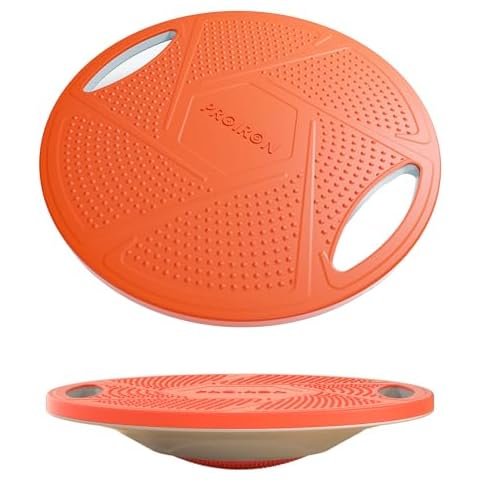 PROIRON Wobble Balance Board,Stability Board,Non-Slip Exercise Balance Stability Trainer Portable Balance Board with Handle for Standing Desk, Core Training,Physical Therapy Adults Kids Cover