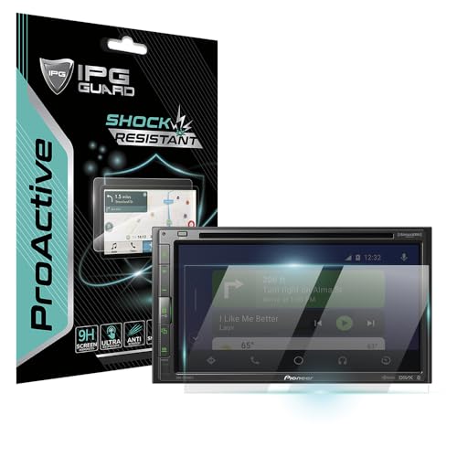 IPG ProActive Made for PIONEER AVH-2550NEX 6.8 Inch Display 9H Hardness Screen Protector Nano Ceramic Film Ultra Responsive High Clarity Anti Scratch Smudge Guard for AVH2550NEX