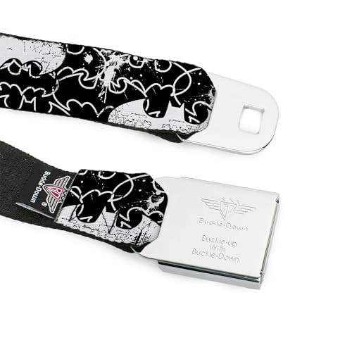 Buckle-Down Sicherheitsgurt Batman Kids - mehrfarbig - 4 cm Breit-61/97 cm Länge