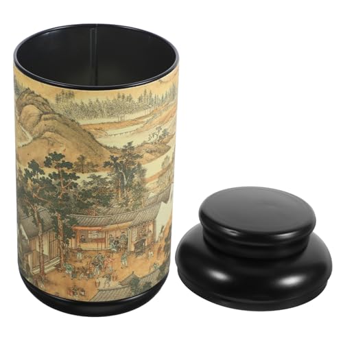 Garneck Tarro Decorativo Para Té y Dulces Bote De Hojalata Tapa Resistente y Duradero Para Almacenar y Regalar