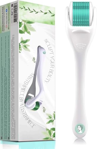White Derma Roller - Microneedle Derma Roller for Men & Women - 0.25mm - for Face, Scalp, Hair, & Beard Use - Includes Free Storage Case (1-Pack) - Thumbnail 4