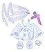 Bride w/Veil and Bouquet outfit Teddy Bear Clothes Fits Most 14
