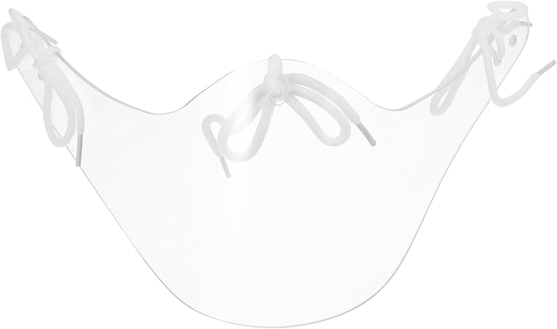 Protector de cuello para portero de Hockey, protector de garganta transparente para portero deportivo, equipo de protección para el cuello, tamaño ajustable, 1 ud.