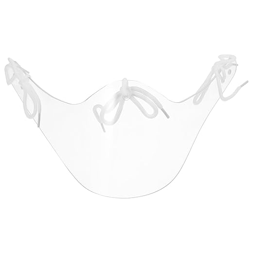 DECHOUS 1pc Hockey Goalie Neck Guard, Clear Lacrosse Goalie Throat Guard Sports Goalie Neck Guard Protection Equipment