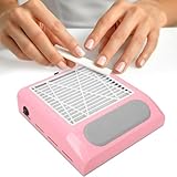VOLTIX Aspiratore Unghie Professionale 80W - Aspirapolvere Unghie Potente, Nail Dust Colle...