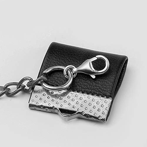 6PCS 925 Sterling Silver Lobster Clasp Lobster Claw Clasps Clasp Jewellery Finding in Nickel-Free with Small Storage Box (9mm)
