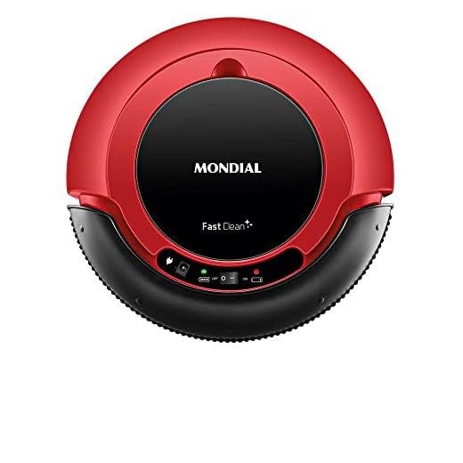 Robô Aspirador de Pó Fast Clean, Mondial, Vermelho/Preto, 30W, Bivolt - RB-01