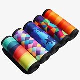 GOWRAPS 5 Pack Neoprene Luggage Handle Wraps for Suitcase Travel Luggage Tags/Identifiers/Marker/Grips Travel...