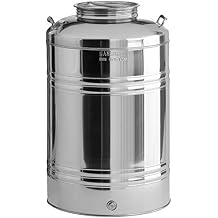 Sansone NSF Certified Stainless Steel Fusti Water Cooler, 100 Liters, Silver