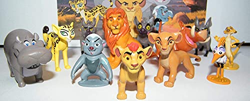 Image of New 12 Pcs The Lion Simba King Of The Jungle Toys Figures Model Collectibles Cartoon Movie Cake Toppers Car Dash Board Birthday Party Gift Present