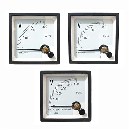 Voltmètre analogique robuste CP-72 mesure précise tension alternative 15V