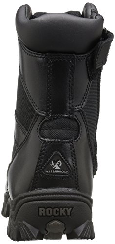 Rocky Men's Alpha Force 8 Inch Side Zip Steel Toe Work Boot,Black,10.5 M Us #TOP2
