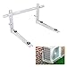 iCool AC Parts Wall Mounting Bracket for Ductless Mini Split Air Conditioner Condensing Heat Pump Systems, Universal, 7000-18000 Btu Condenser, Support up to 440lbs