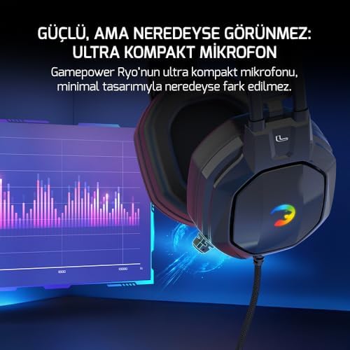 GamePower Ryo Siyah 7.1 Surround Rainbow Gaming (Oyuncu) Kulaklık - Görsel 6