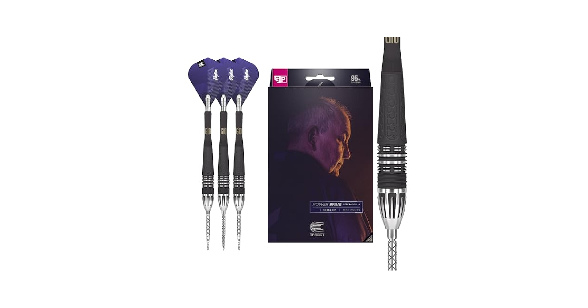 PHIL TAYLOR 9FIVE スティール　26g Amazon.com : TARGET Phil Taylor Power 9Five Gen 4 Black