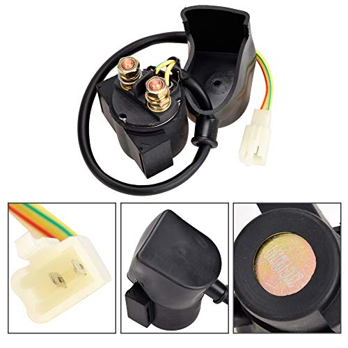 image for HIAORS GY6 Ignition Coil Solenoid Relay Voltage Regulator Compatible w