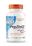 Doctor's Best, PepZinGl, Zink-L-Carnosin Komplex, 120 vegane Kapseln, Laborgeprüft, Mineralien, Glutenfrei, Sojafrei, Vegetarisch