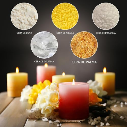 Miniatura 6 de Rouclo Colorante Para Velas - 20 Tipos De Tinte Para Velas Para Diy Y Aromas Para Velas. Compatible Con Cera De Soja Para Velas, Parafina Para Velas, Cera De Abeja, Gel Y Palma. 20 Colour
