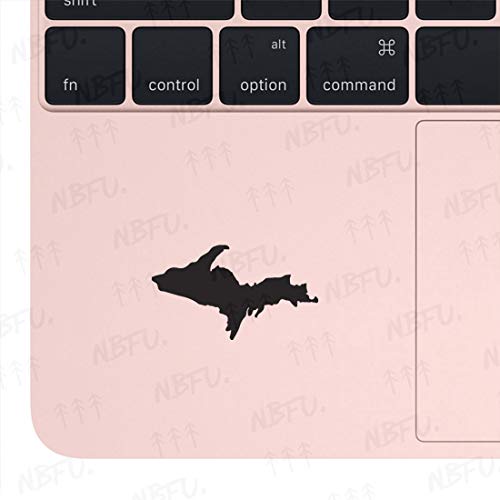 Nbfu Decals Northern Dock Upper Peninsula Michigan (Black) (Set Of 2) Premium Waterproof Vinyl Decal Stickers For Laptop Phone Accessory Helmet Car Window Bumper Mug Tuber Cup Door Wall Decoration #TOP3