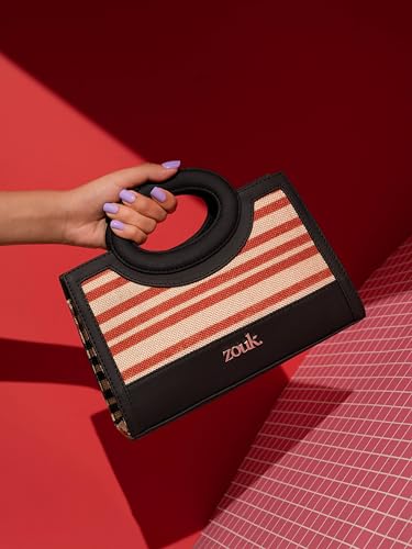 Image of ZOUK Zoe Sling Bag | Stylish Women's Crossbody Bags | Purse | Detachable Strap | Water-Resistant | Trendy Girls Side Bag | Compact & Chic