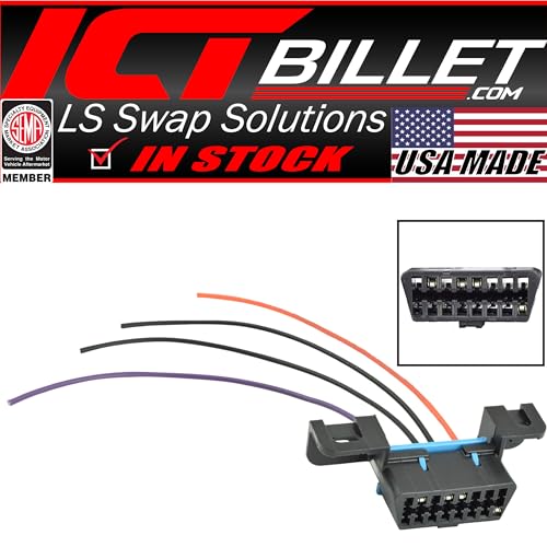 Conector OBD2 para salpicadero de coche clásico con motor LS1 o LQ4 modificado 6