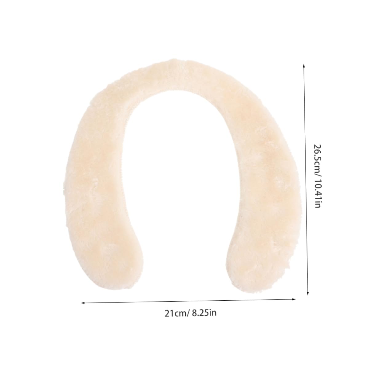 ERINGOGO 2Pcs Soft Toilet Seat Covers for Fluffy Washable Cushions for Comfortable Bathroom Use Durable and Easy to Clean Toilet Seat Pads for Independence