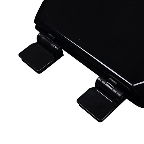 Bath Décor 1F1R5-90 Premium Molded Wood Toilet Seat, Black #TOP2