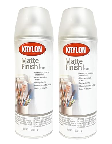 Krylon&reg; Matte Finish 11 oz. Spray - Provides Permanent Surface Protection (Pkg/4)