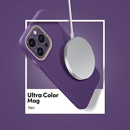 Image of Spigen Cyrill UltraColor Mag | iPhone 14 Pro Case | Purple iPhone 14 Pro Back Cover | TPU+Poly Carbonate - Taro