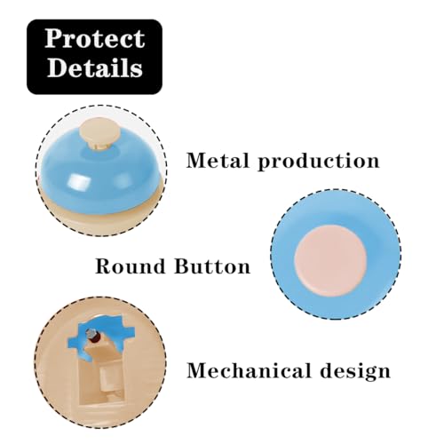 3 Stück Katzenklingel,Tischglocke,Tischklingel,Hundeklingel,Weihnachtsglocke Rezeptionsglocke Für Schule,Rezeptionsklingel,Glöckchen Für Restaurants,Hotels,Bars,Küche