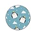 Motif De Points De Pingouin Mignon Autocollant Réfrigérateur , Aimant Decoratifs pour La Maison, Armoires De Bureau, Tableaux Blancs Et Photos